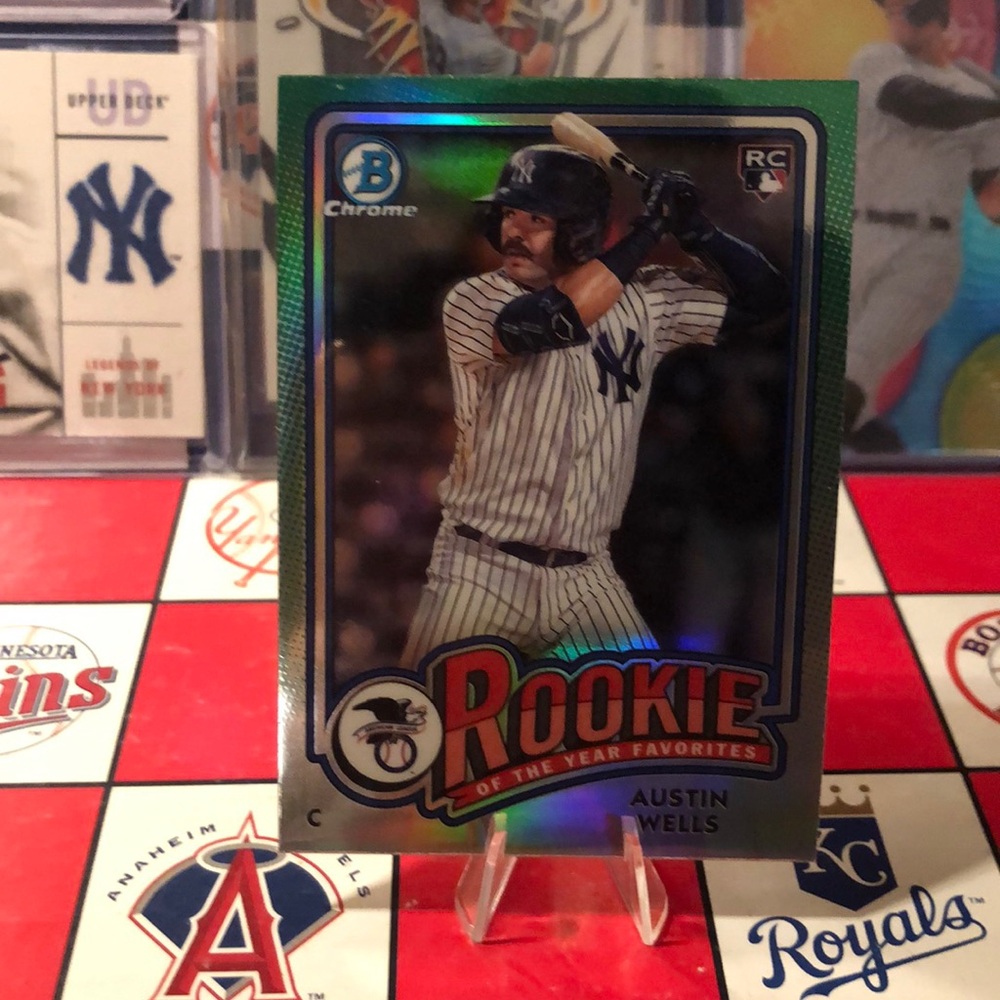 Austin wells rookie card of the New York Yankees ( 2 rookie card lot )